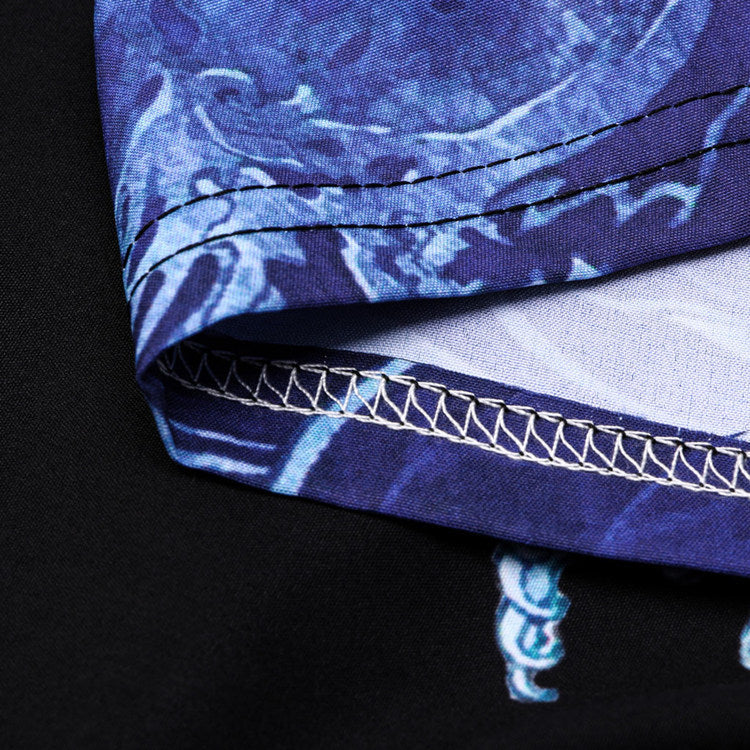 Kimono men's robe thin thin buttonless cape coat