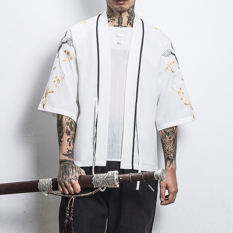 3/4 sleeve hanfu thin coat