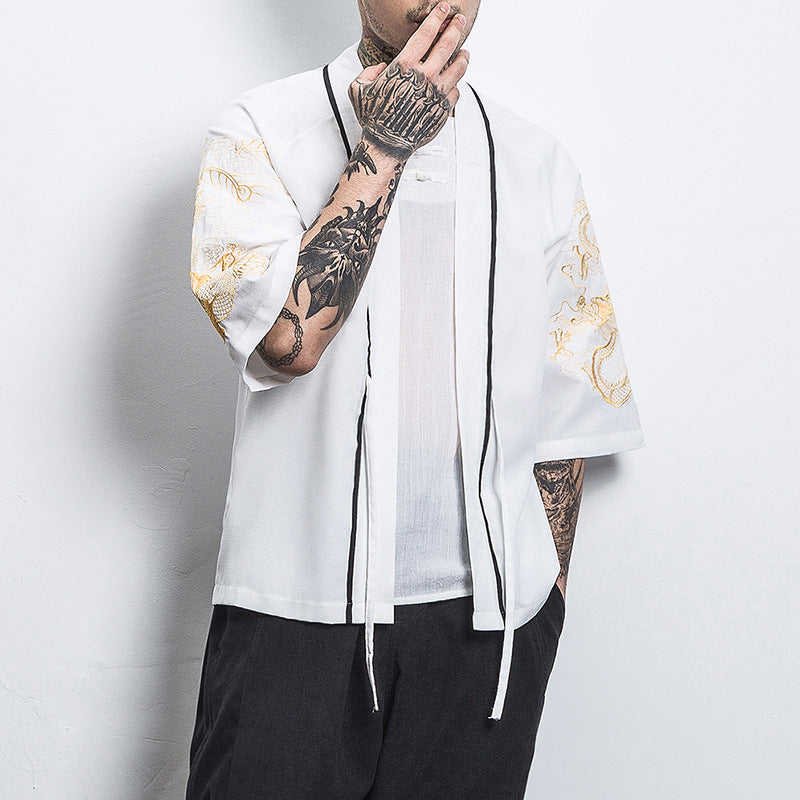 3/4 sleeve hanfu thin coat