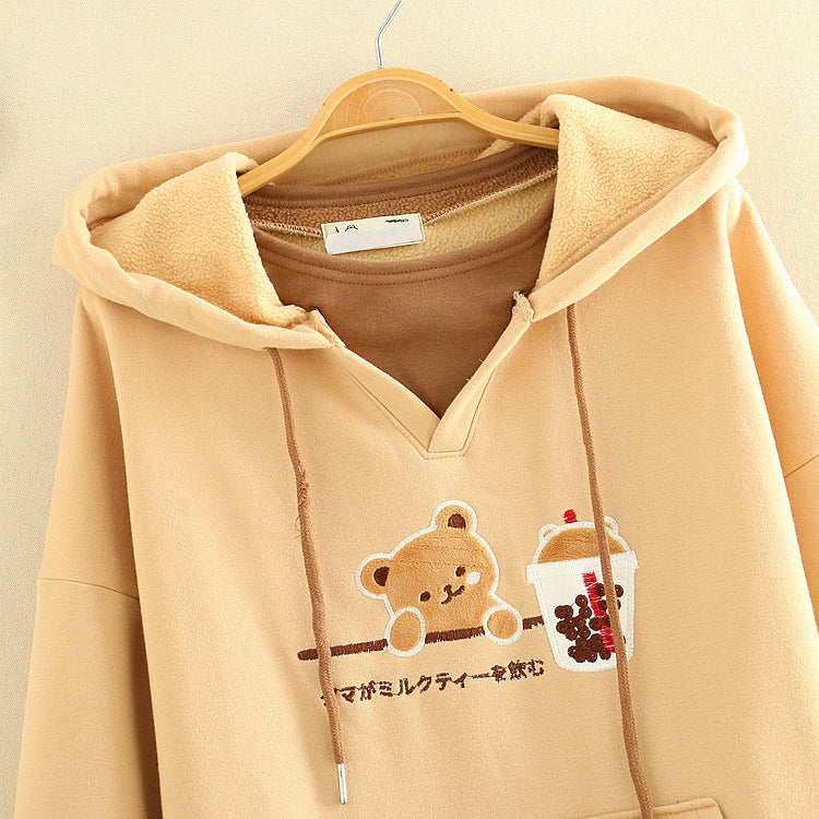 Color block hoodie