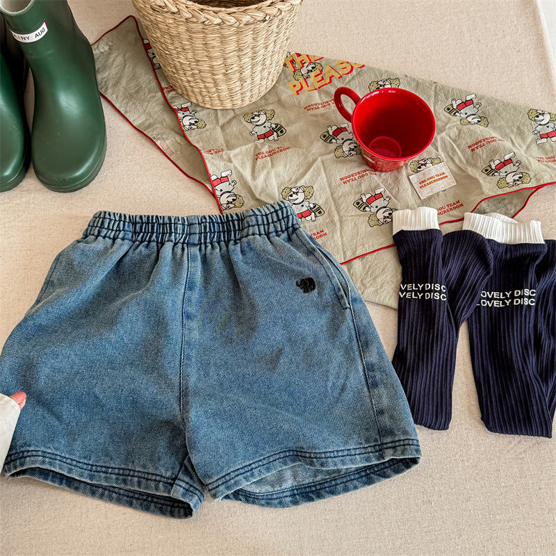 Girls Summer Denim Jeans Boys Shorts