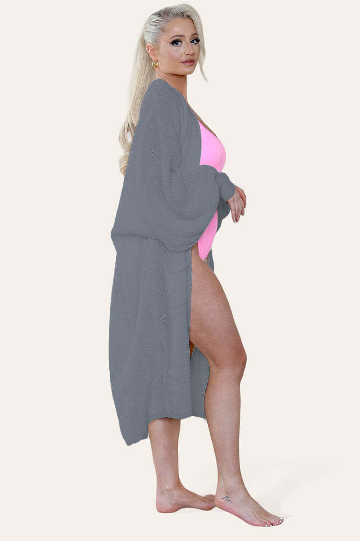 Ladies Balloon Sleeve Cardigan